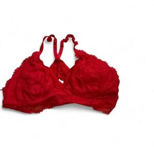 Aerie‎ red lace bralette